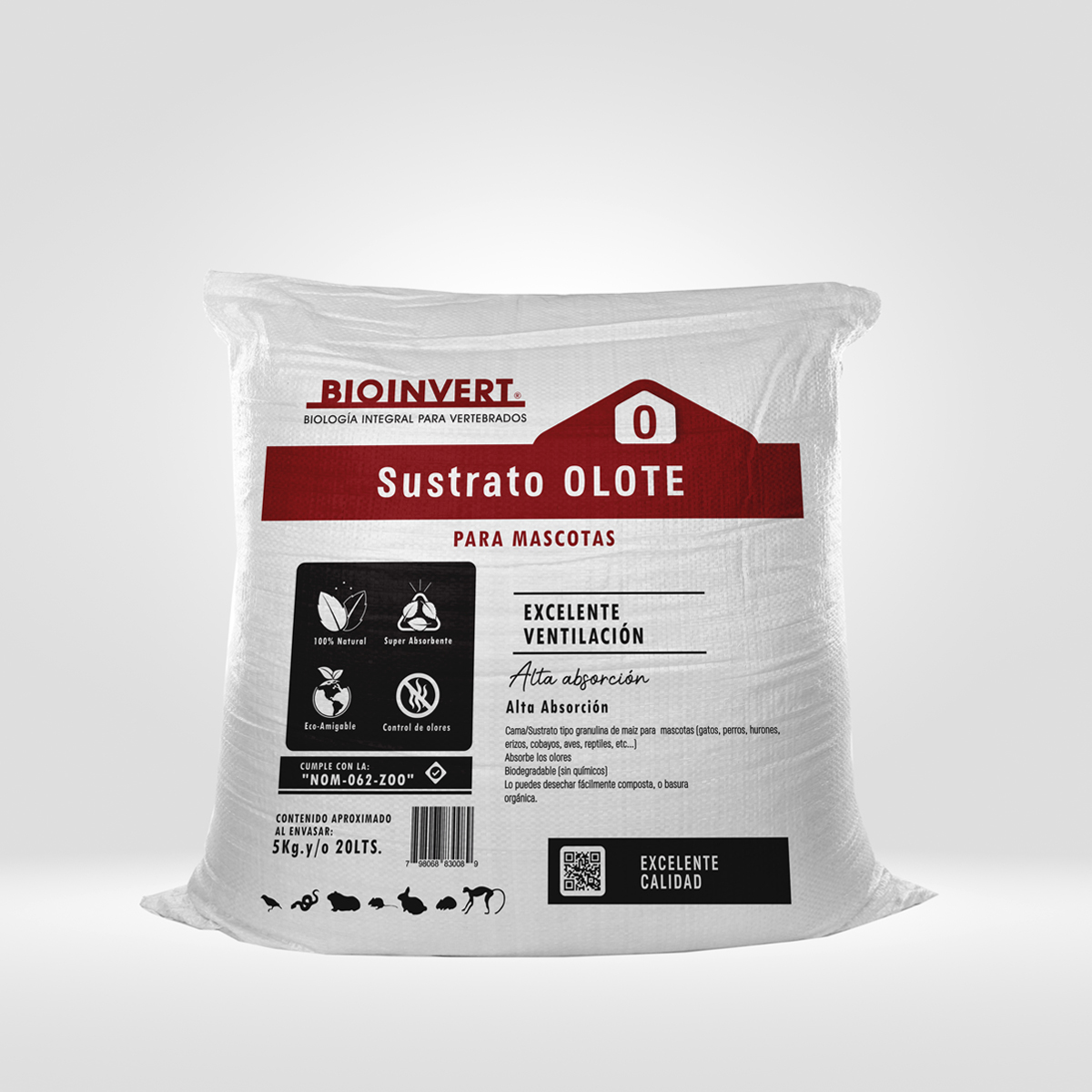 Bioinvert arena para gatos de maíz 5kg arenero natural ecológico para mascotas