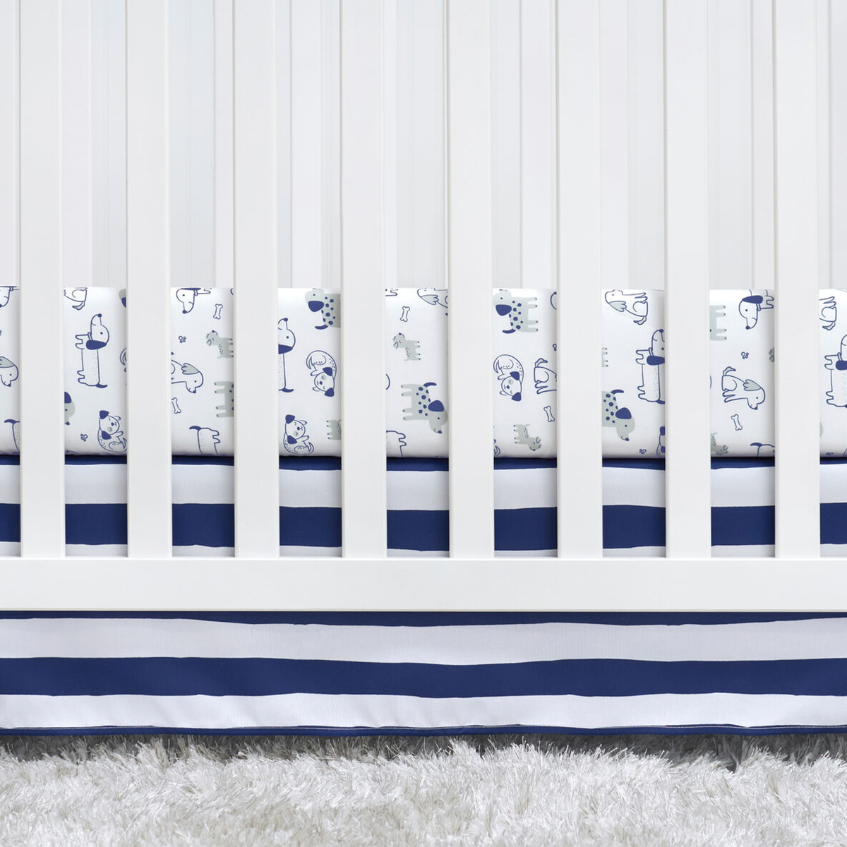 Set de cuna Gerber azul 5 piezas juego de cama para bebé