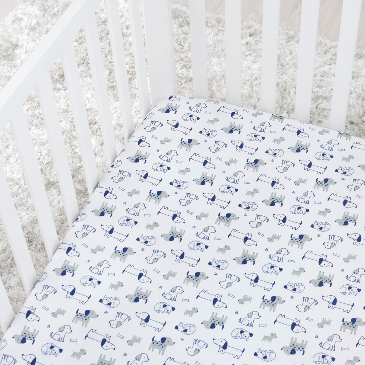 Set de cuna Gerber azul 5 piezas juego de cama para bebé