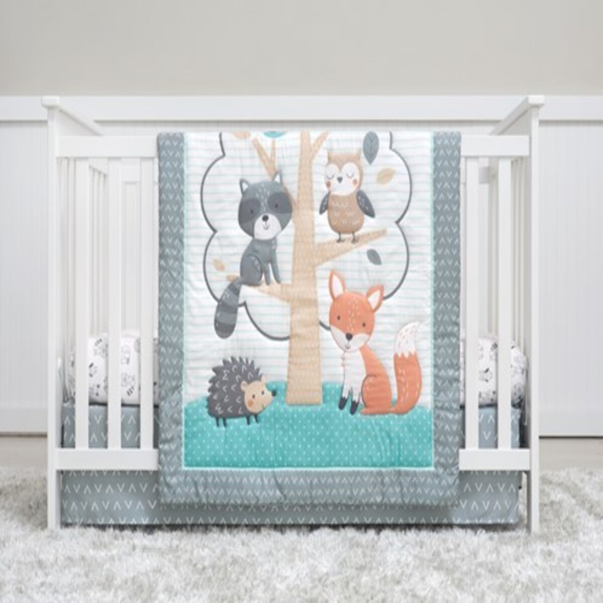 Set de cuna Gerber azul 5 piezas juego de cama para bebé