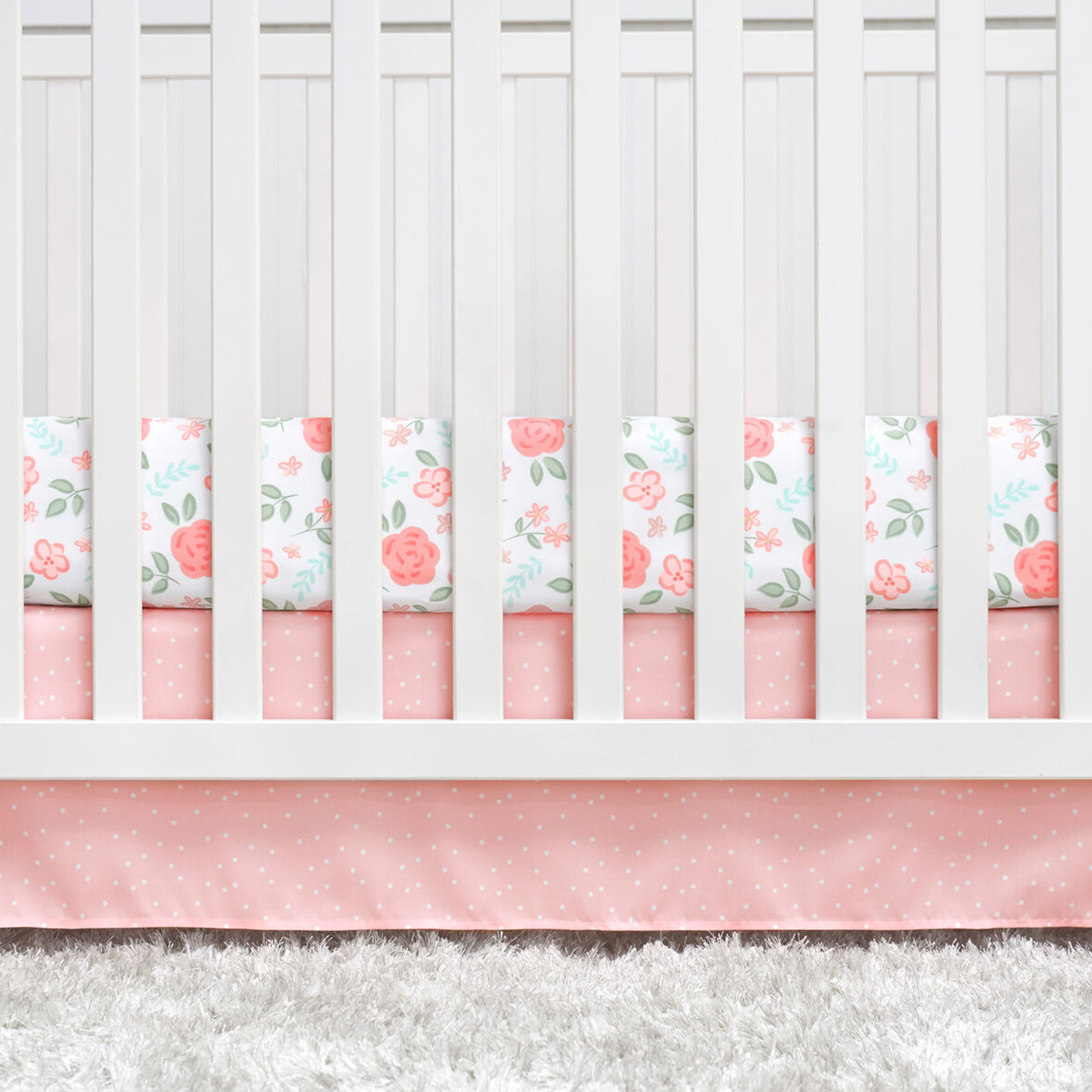 Set de cuna Gerber rosa 5 piezas juego de cama para bebé