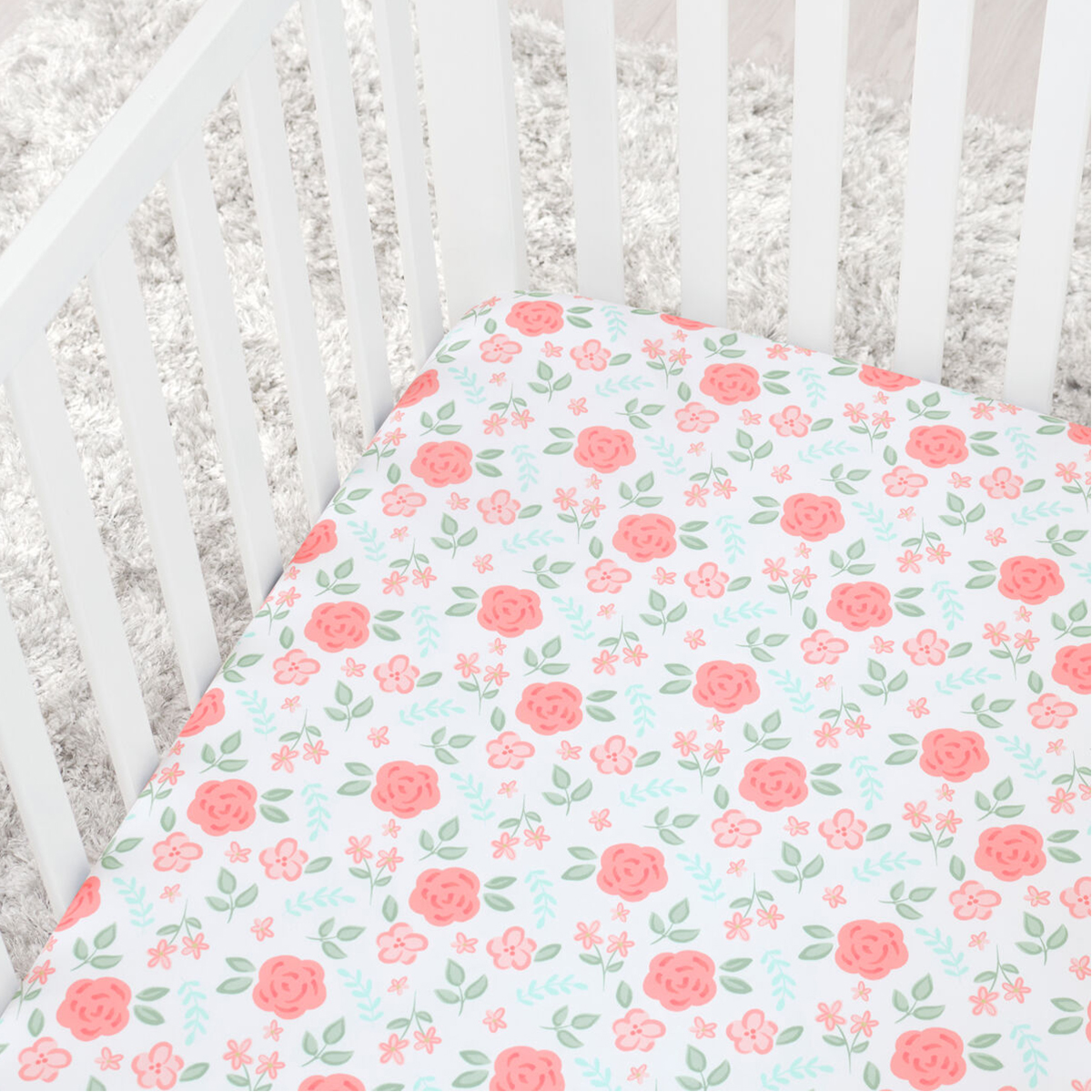 Set de cuna Gerber rosa 5 piezas juego de cama para bebé