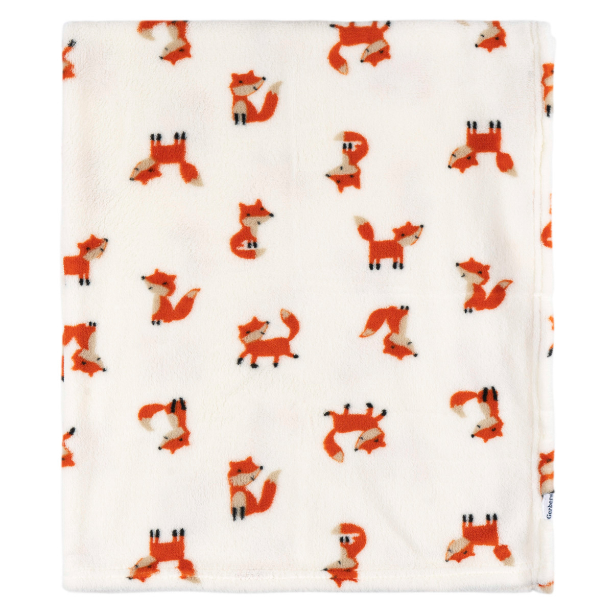 Cobija Gerber Essentials blanca manta polar suave para bebé