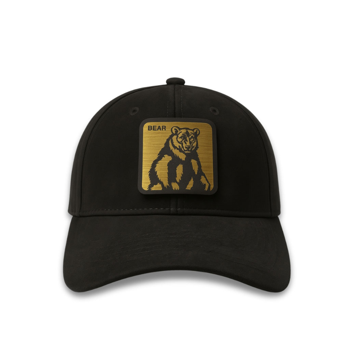 Gorra negra para hombre Bear Knite gamuza cachuchas new