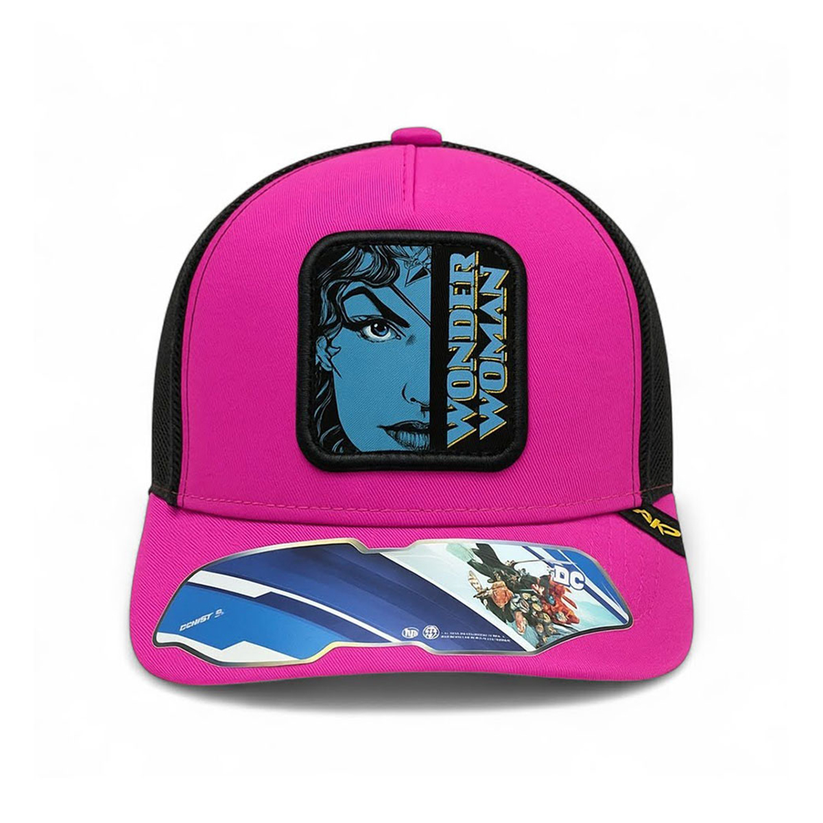 Gorra Mujer Maravilla DC Comics trucker ajustable con malla