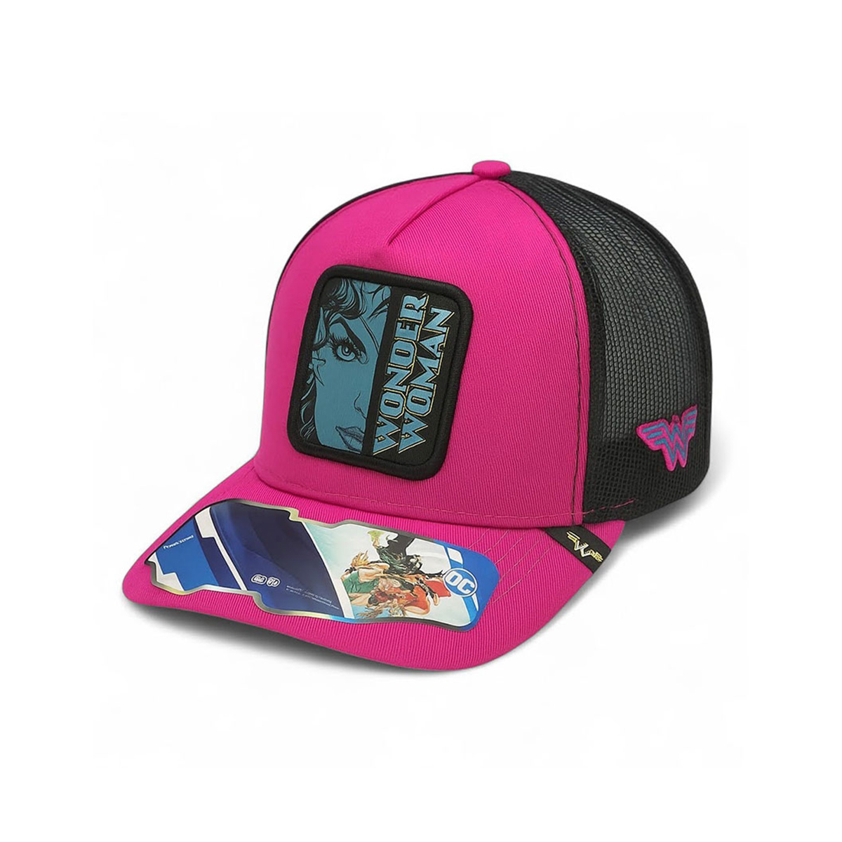 Gorra Mujer Maravilla DC Comics trucker ajustable con malla