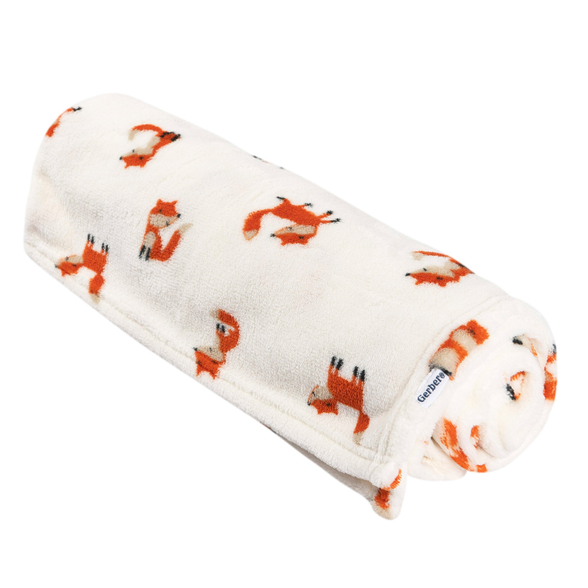 Cobija Gerber Essentials blanca manta polar suave para bebé