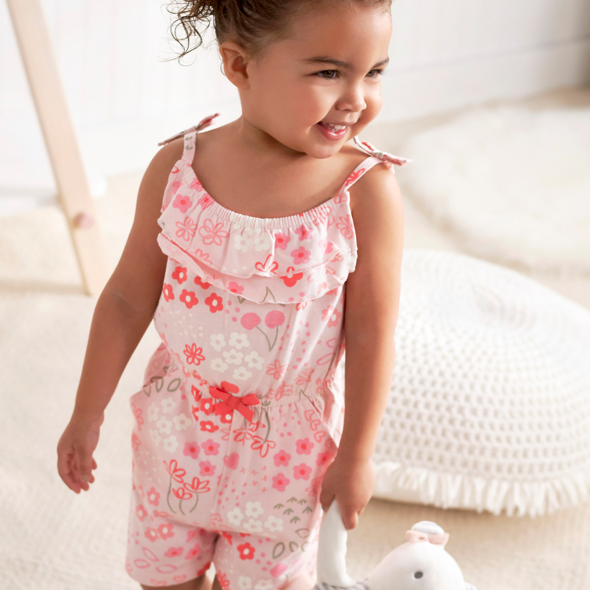 Romper niña Gerber rosa 2 a 5 años ropa infantil verano
