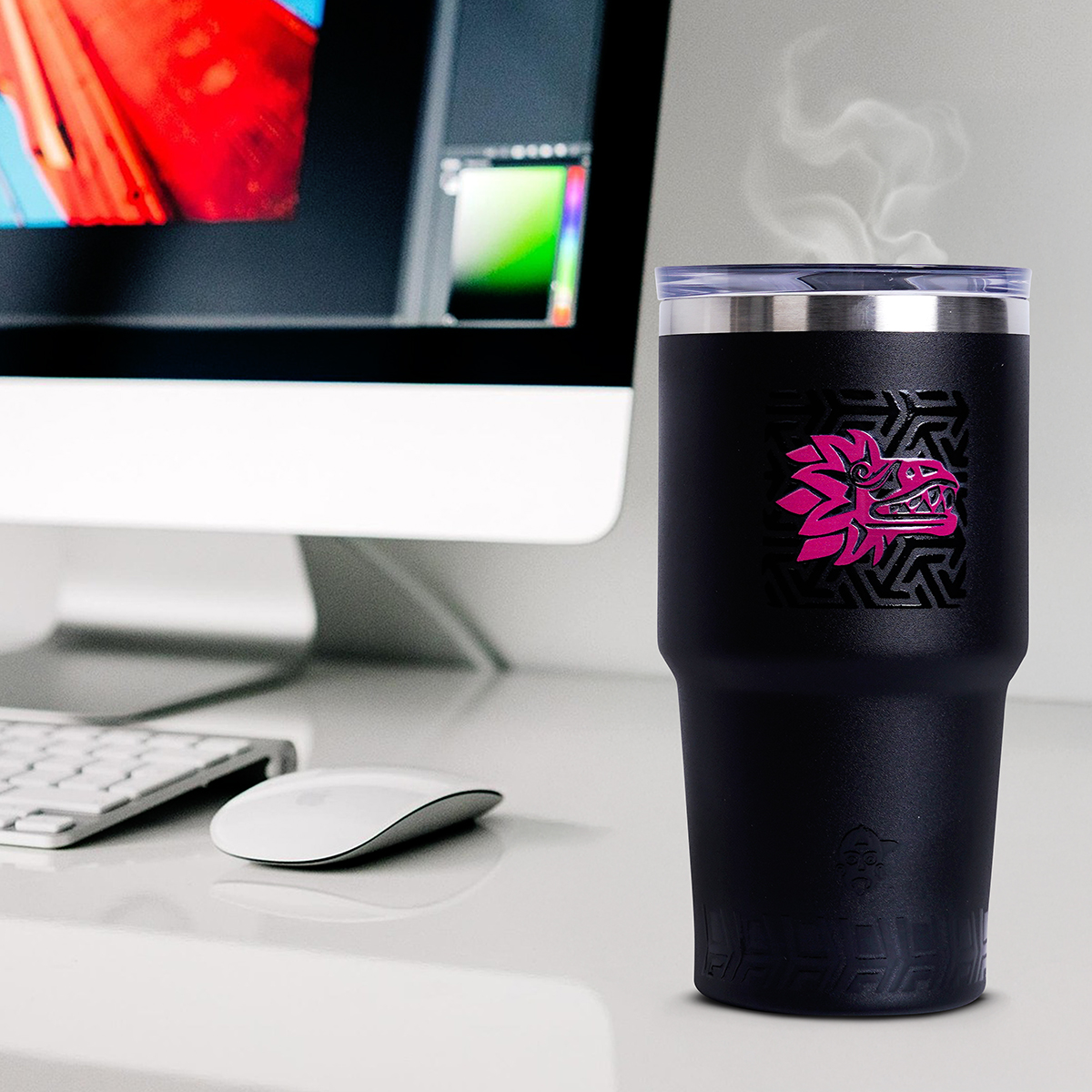 Termo Quetzalcóatl 600ml Doble Pared, Libre de BPA