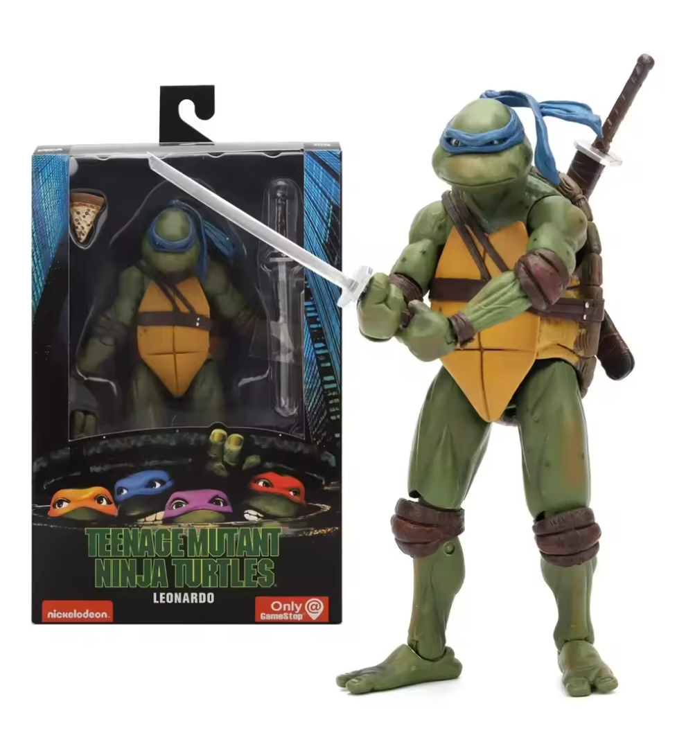 Figura De Acción Leonardo Tortugas Ninja Tmnt Película 1990