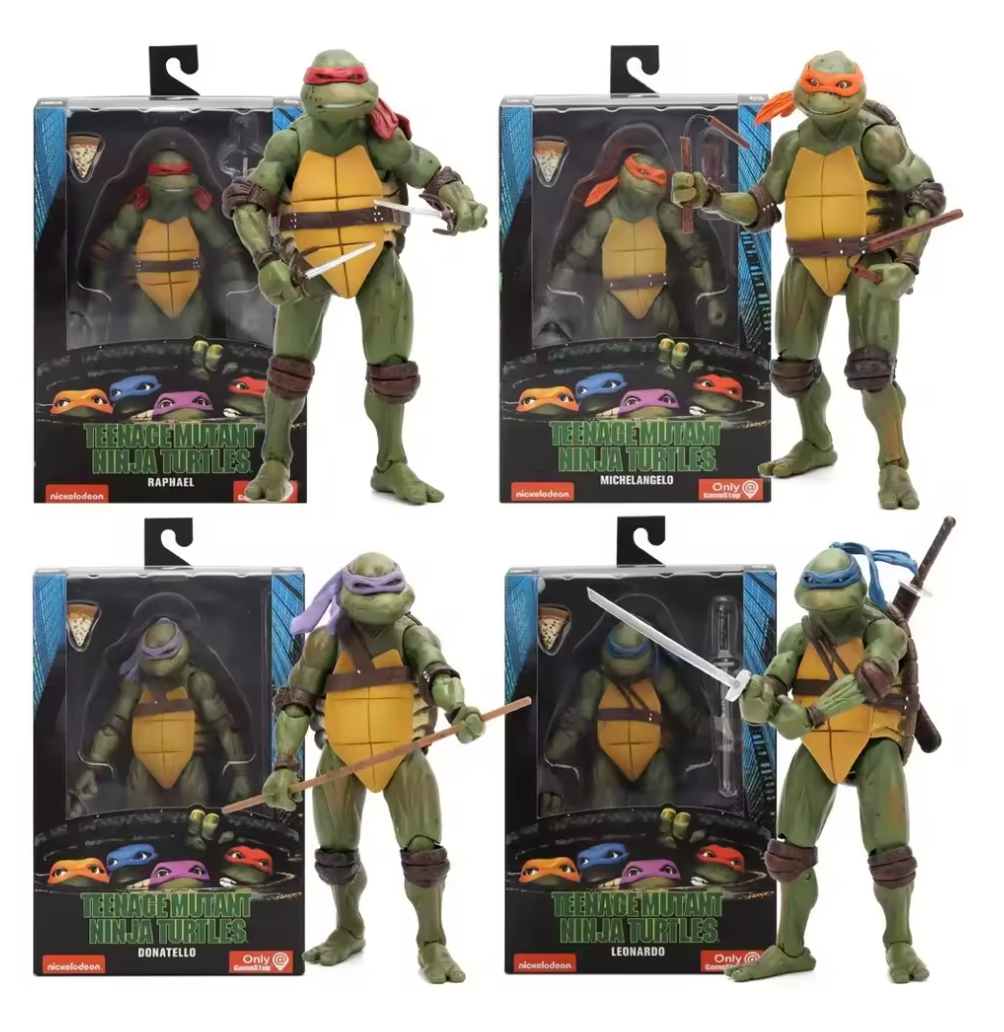 Pack Figuras Tortugas Ninja Tmnt Película 1990