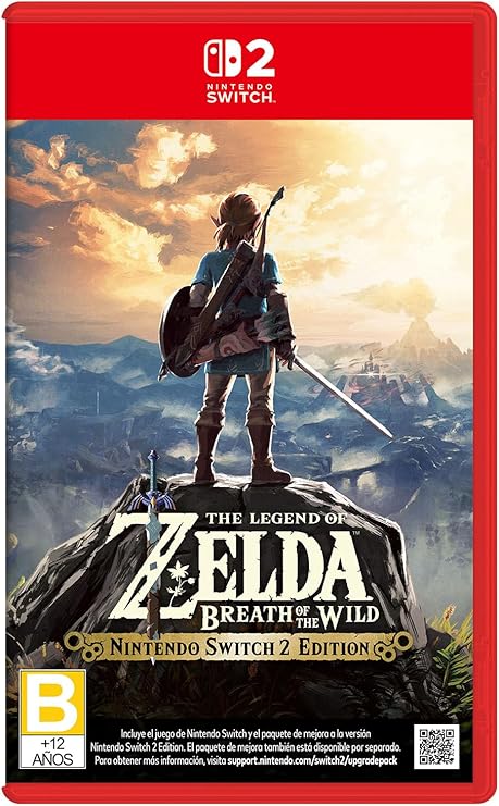 Nintendo Switch 2 Juego The Legend of Zelda Breath of the Wild 