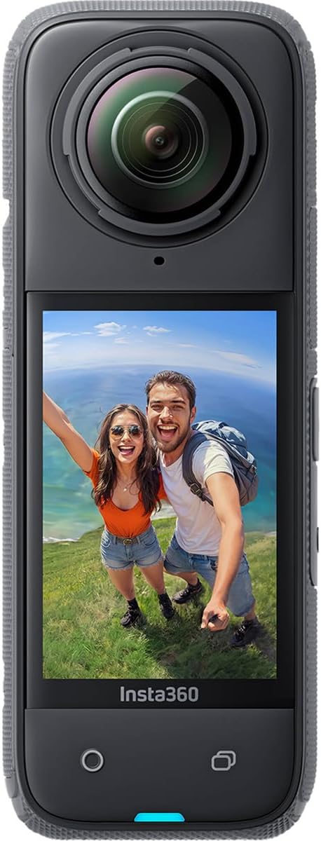 Insta360 X4 - Cámara de acción Impermeable 8K 360, Vídeo 4K Gran Angular, Efecto Selfie Stick Invisible