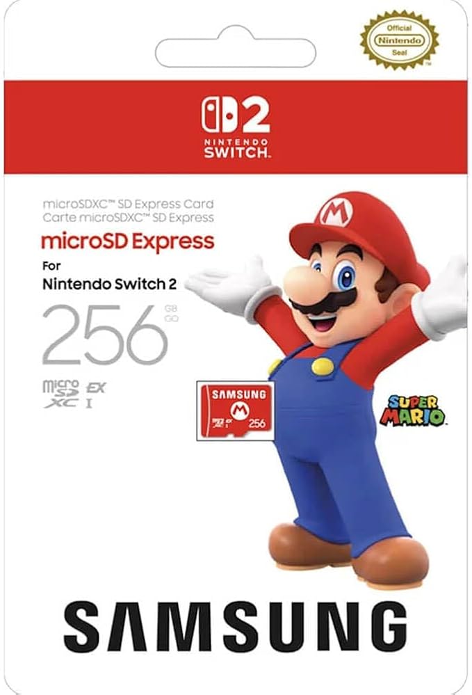 Samsung microSD Express Card 256GB for Nintendo Switch 2