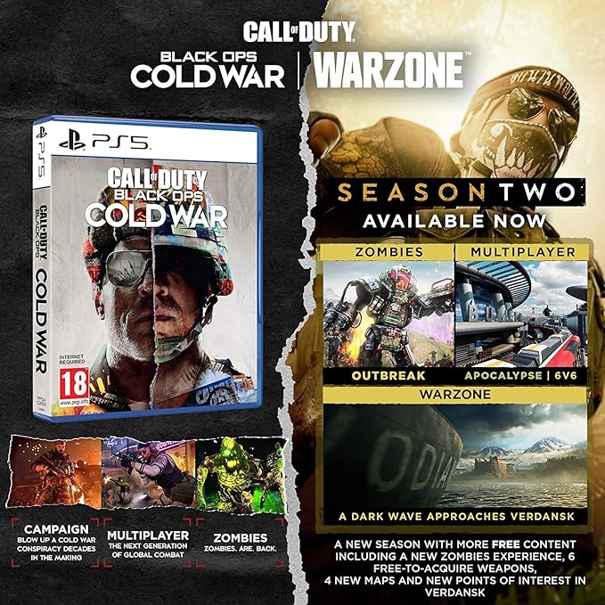 PS5 Juego Call Of Duty Black Ops Cold War