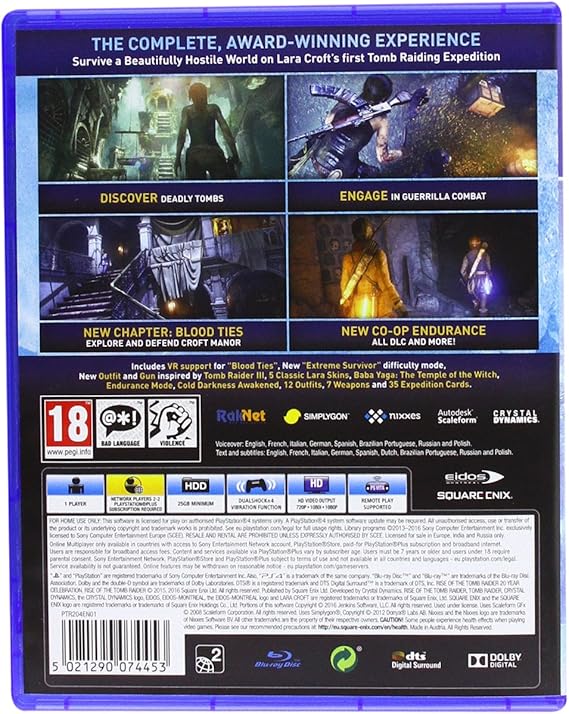 PS4 Juego Rise Of The Tomb Raider