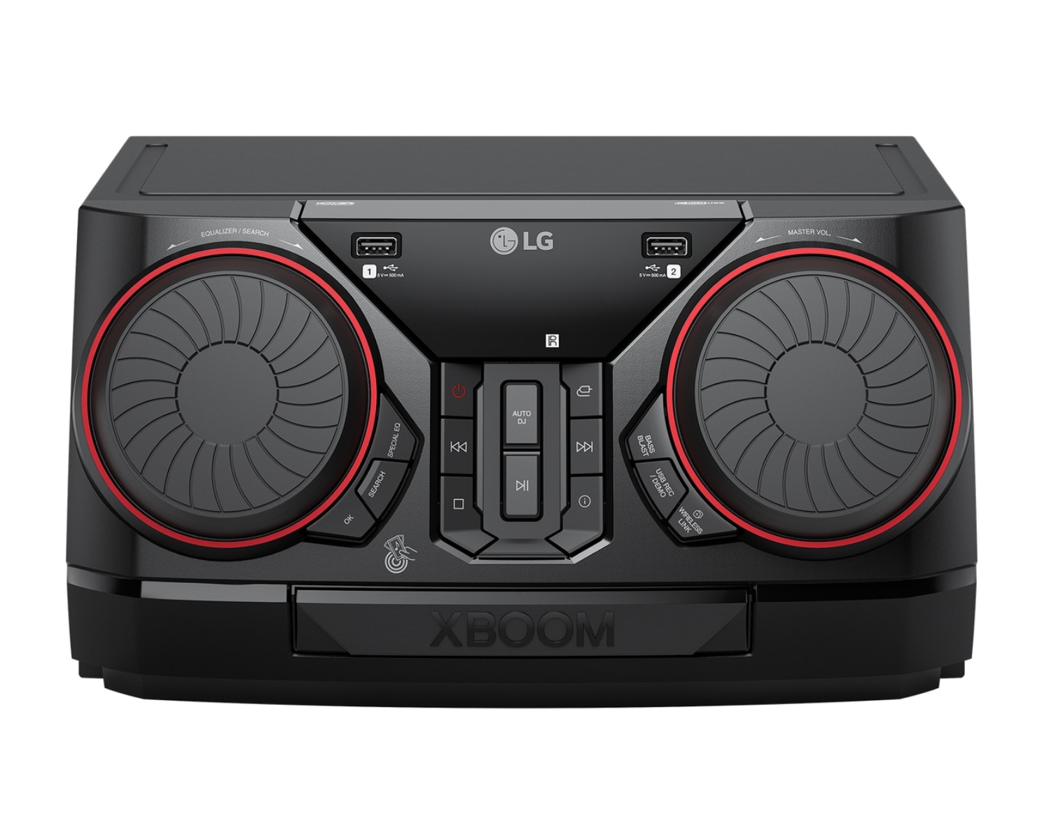 Minicomponente LG CK43N 300W RMS XBOOM Negro/Rojo SYP-Y10