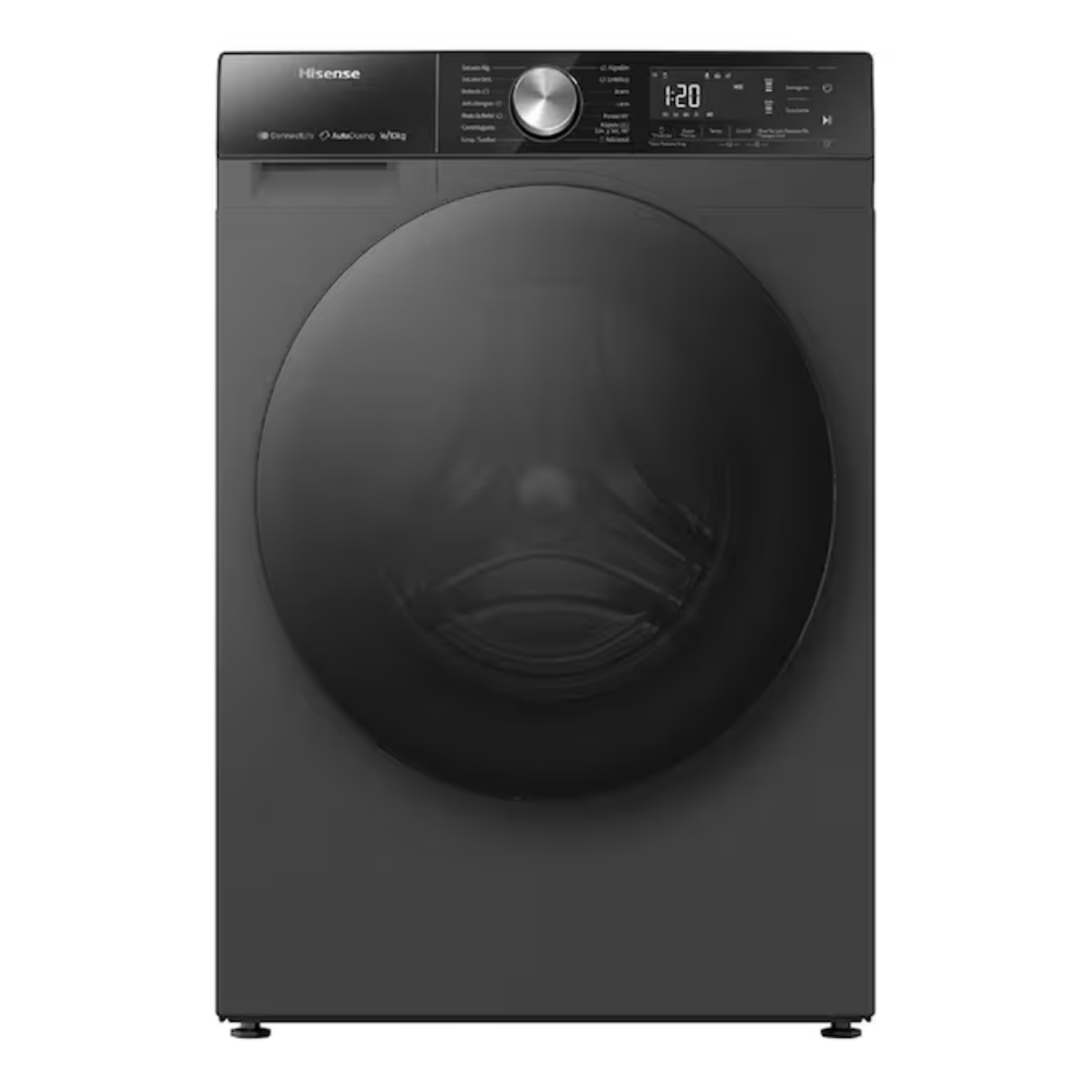 Lavasecadora Hisense WD5S1645BB 16kg Lavado /10kg Secado Negra ENDY ENTREGA SÓLO VÁLIDA EN LA CDMX Y ZONA METROPOLITANA