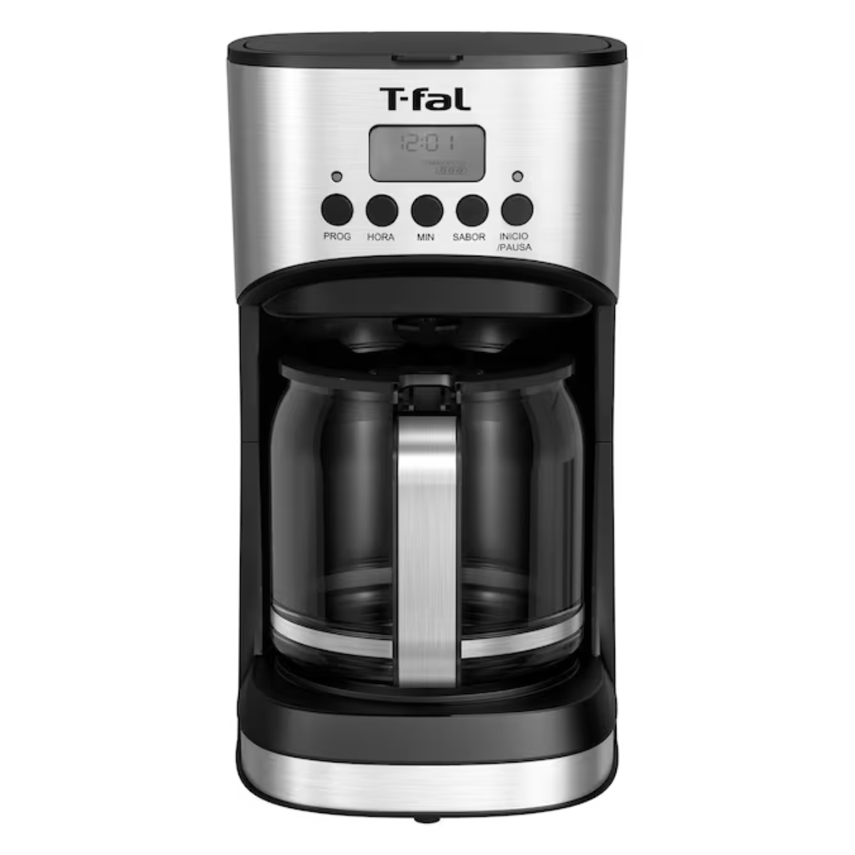 Cafetera Programable T-Fal CM772D50 3.31 LT Plata ORTY3