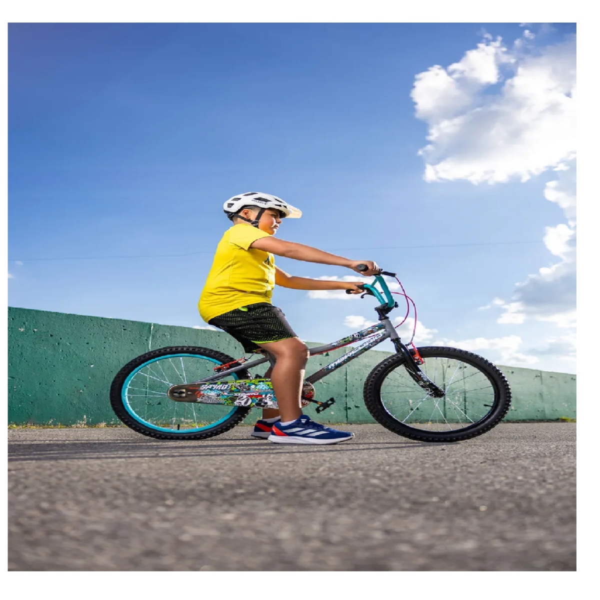 Bicicleta Infantil Mercurio Spyro R20 1V Grafito ENDY12