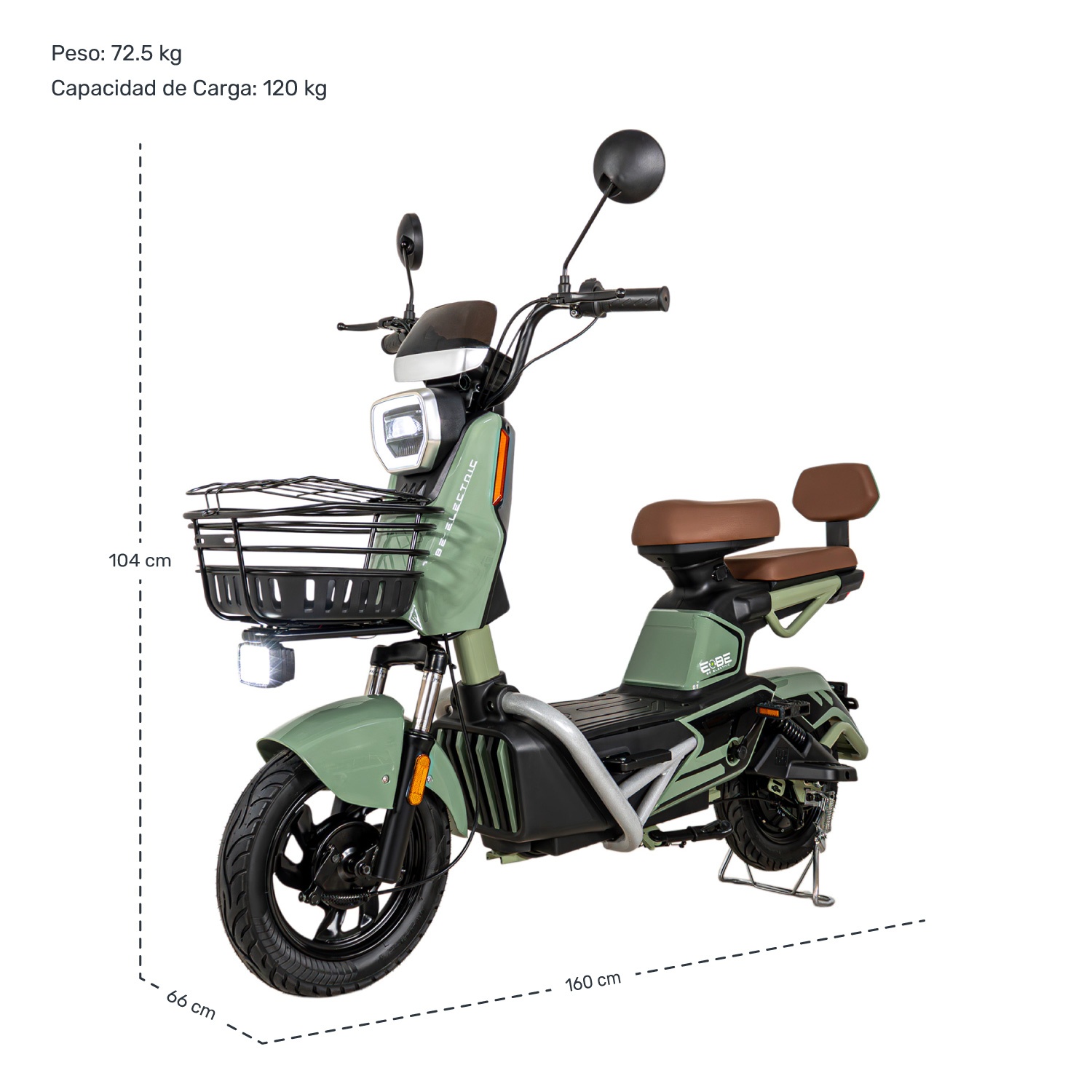 Bicicleta Electrica Moto Bici Scooter 3 Vel 55km/h 500w 12v