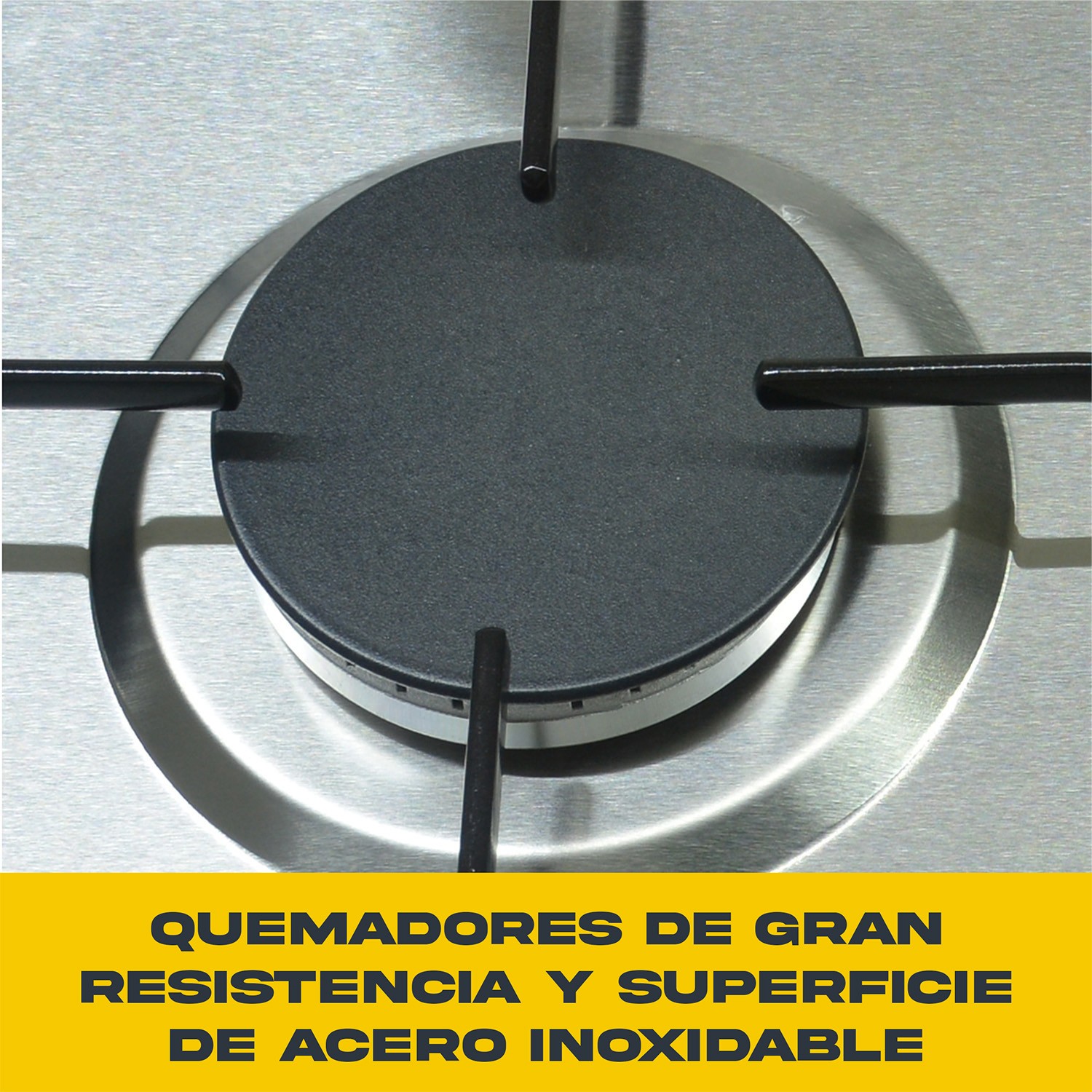 Parrilla Estufa de Gas 5 Quemadores Empotrable Acero Inoxidable Gutstark