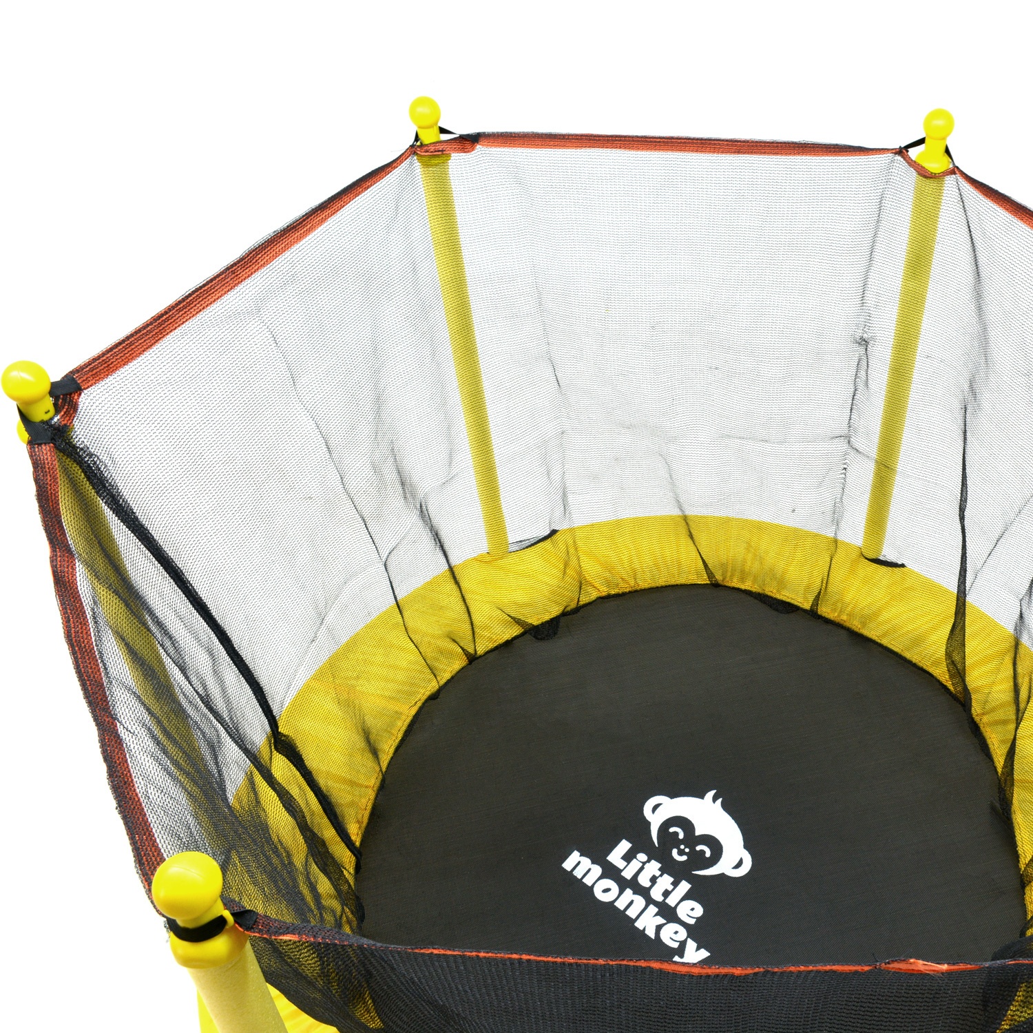 Trampolin Tumbling Niños Brincolin Infantil Red Seguridad Amarillo Little Monkey