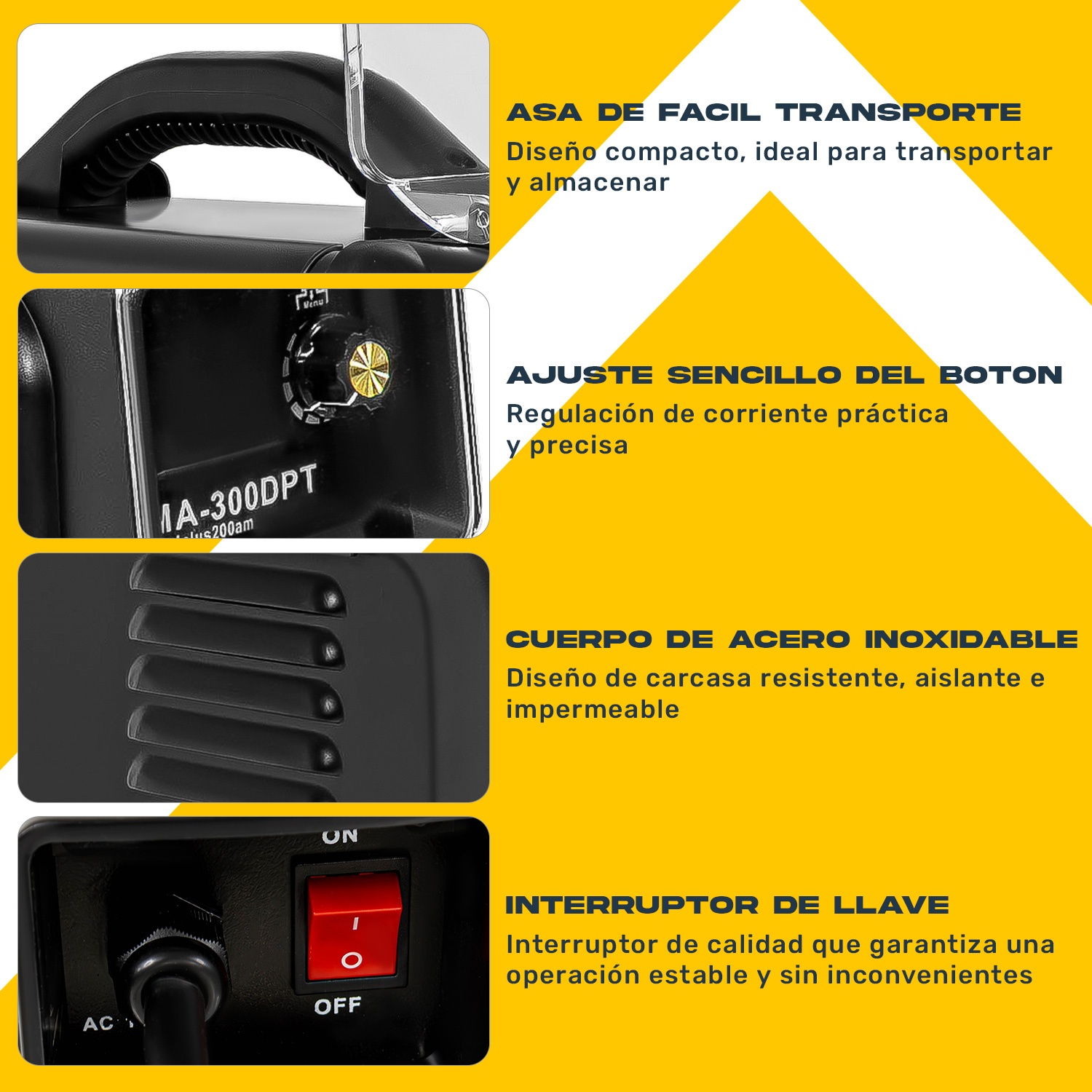 Soldadora Inverter Profesional Igbt 110v-220v 200amp Monofasica Gutstark Home