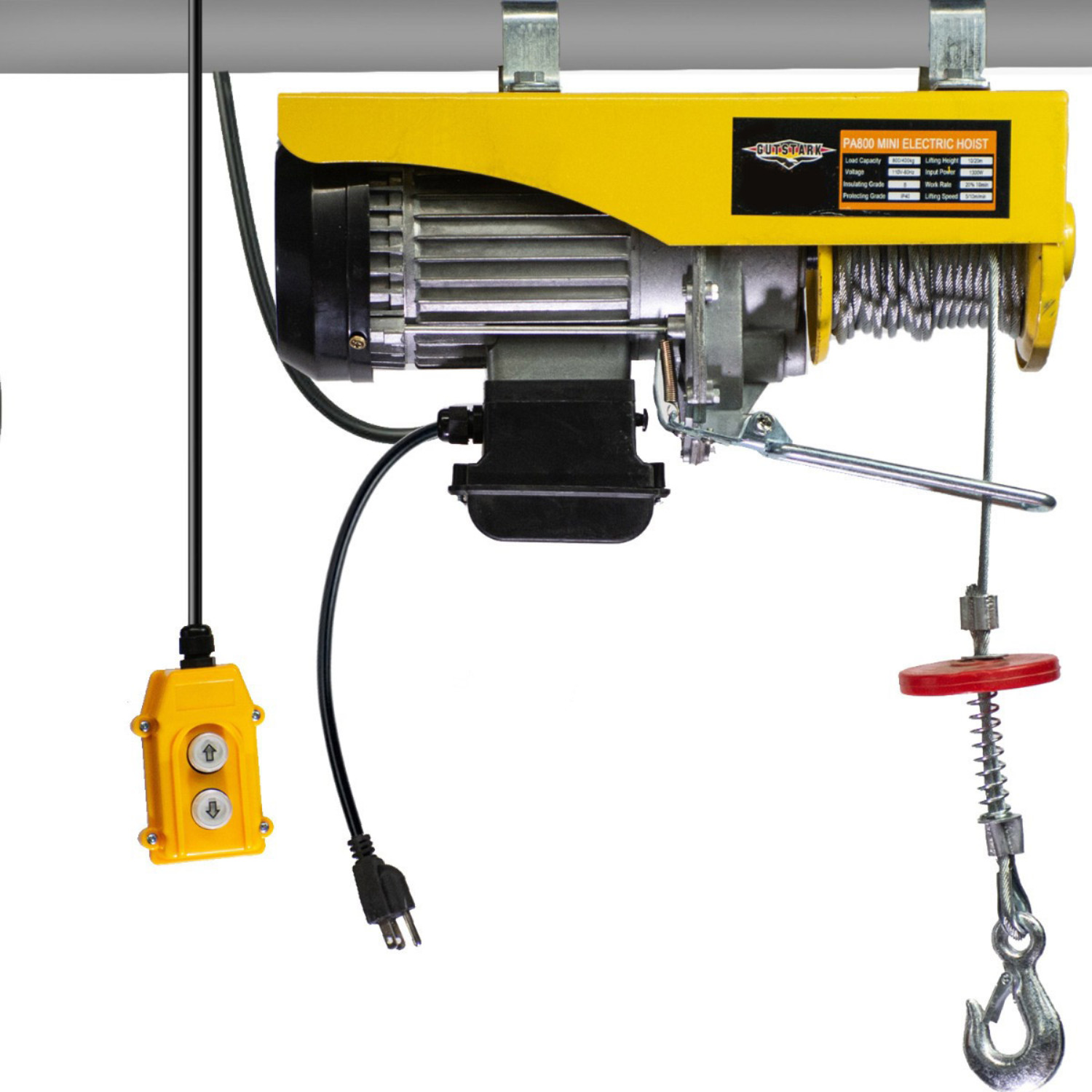 Polipasto 500 A 1000 Kg Electrico Garrucha Tecle 20 Metros Gutstark