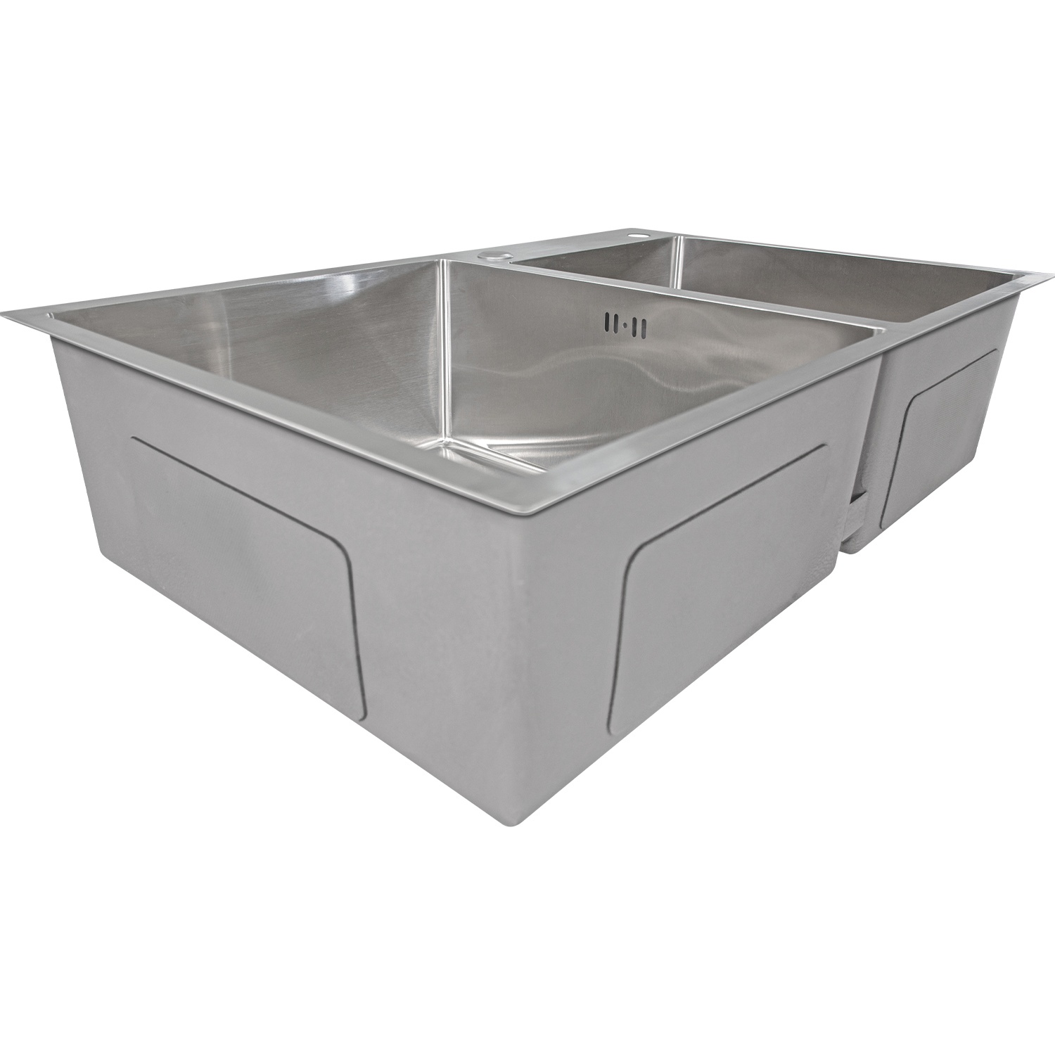 Fregadero Acero Inoxidable 2 Tinas Anti-ruido + Escurridor Gutstark