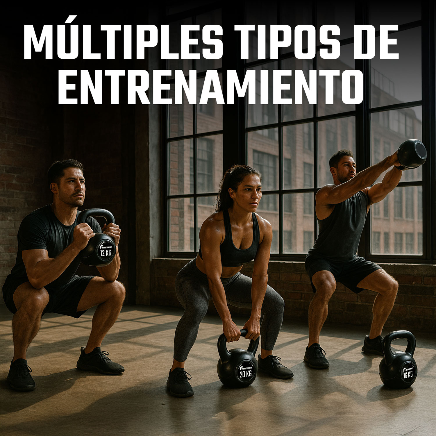 Pesa Rusa Kettlebell 16kg 35lb Cross Fitness Gimnasio Centurfit