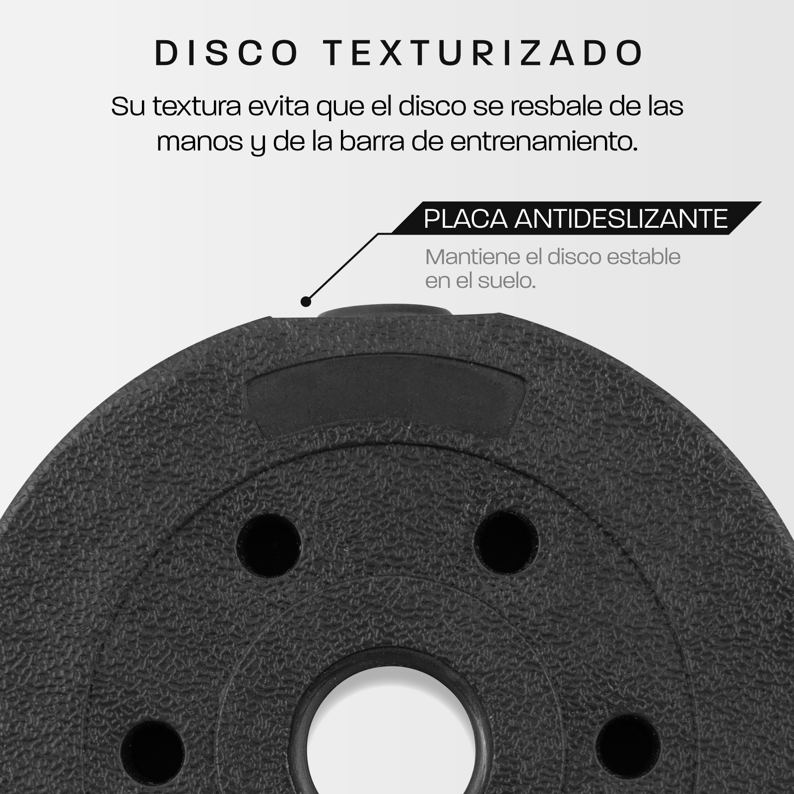 Set Mancuernas Altera Barra Ajustable Total 40kg Disco Pesas