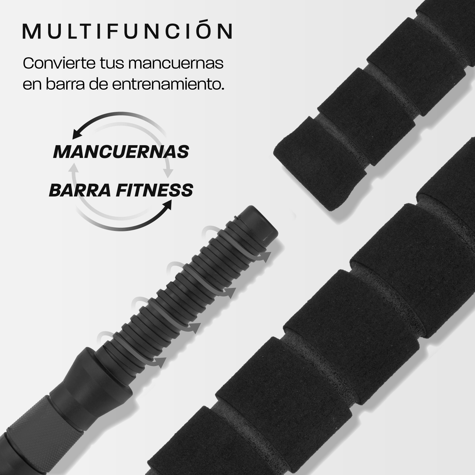 Mancuernas Ajustables Altera Barra Recta Pesas 30 Kg Total