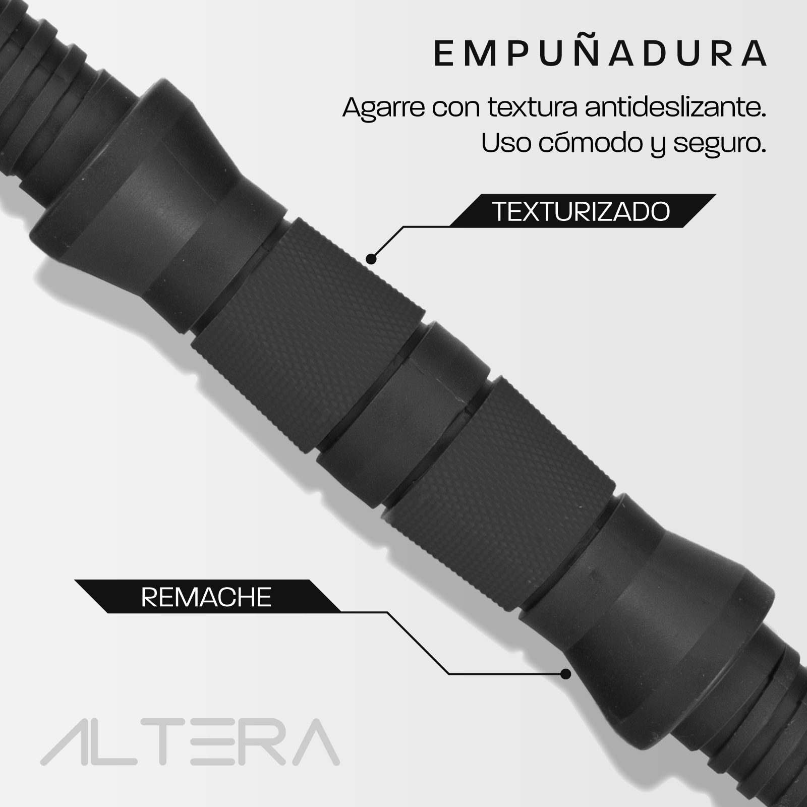 Mancuernas Ajustables Altera Barra Recta Pesas 30 Kg Total