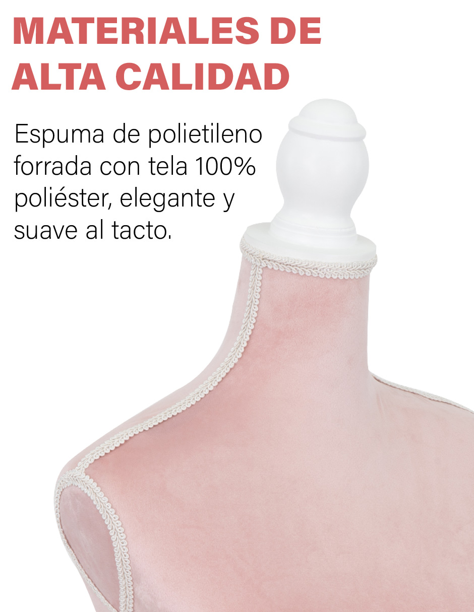 Maniqui Torso Femenino Costura Modelo Sastre Base Ajustable