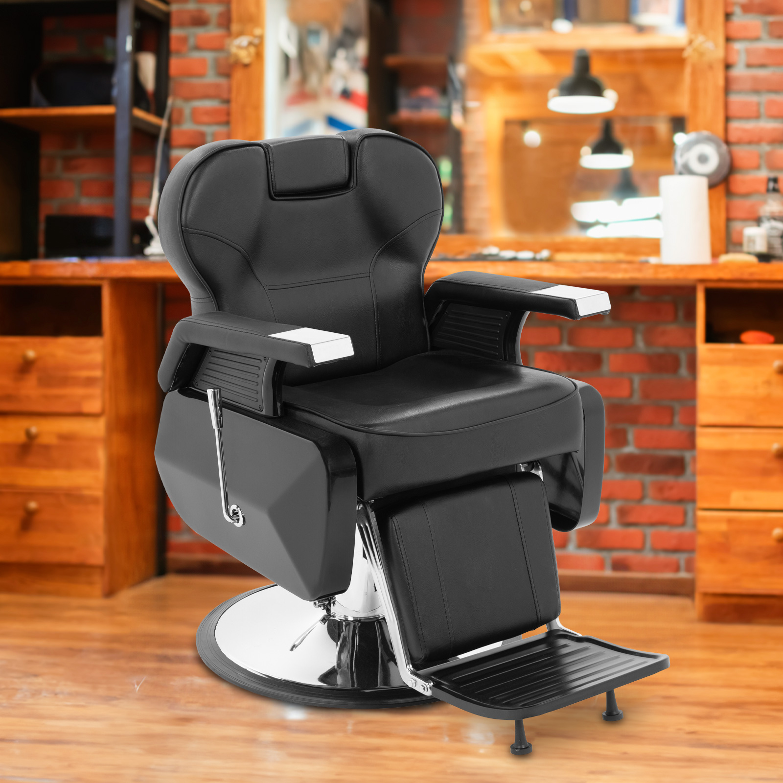 Sillon Barbero Peluqueria Silla Barberia Estetica Rudo