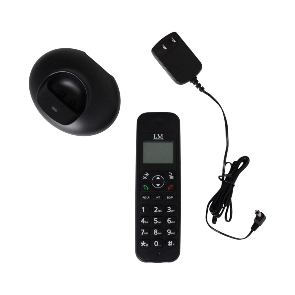 Teléfono Inalámbrico LM-521-1 Negro.