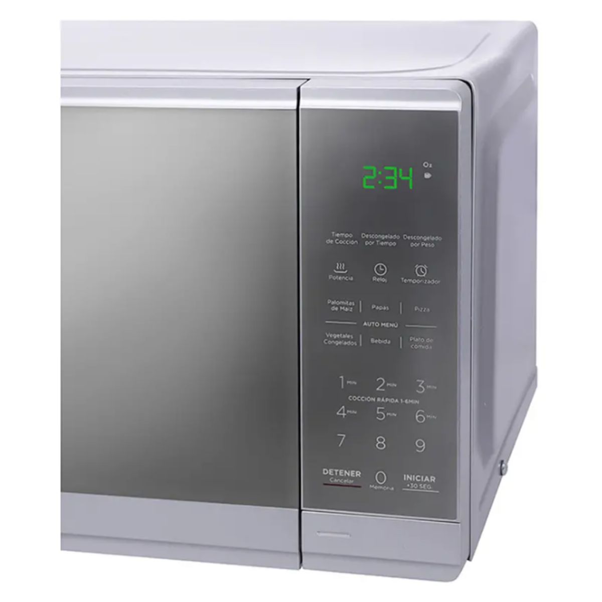 Horno Microondas 0.7 FT3 Espejo Silver Midea MMDF07S2MG​