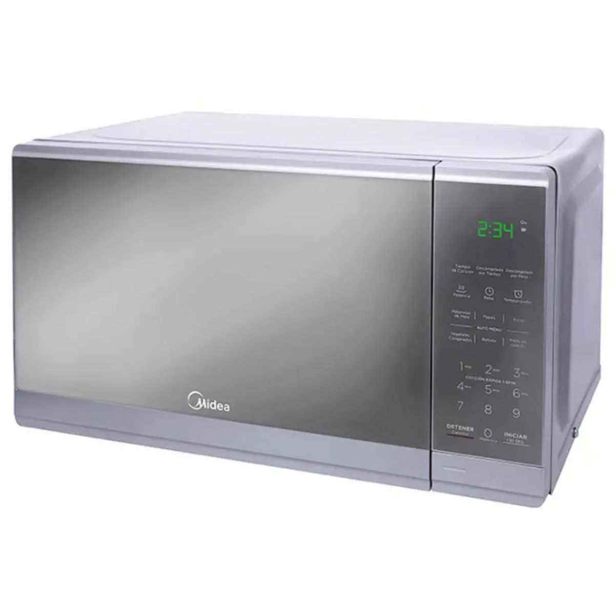 Horno Microondas 0.7 FT3 Espejo Silver Midea MMDF07S2MG​
