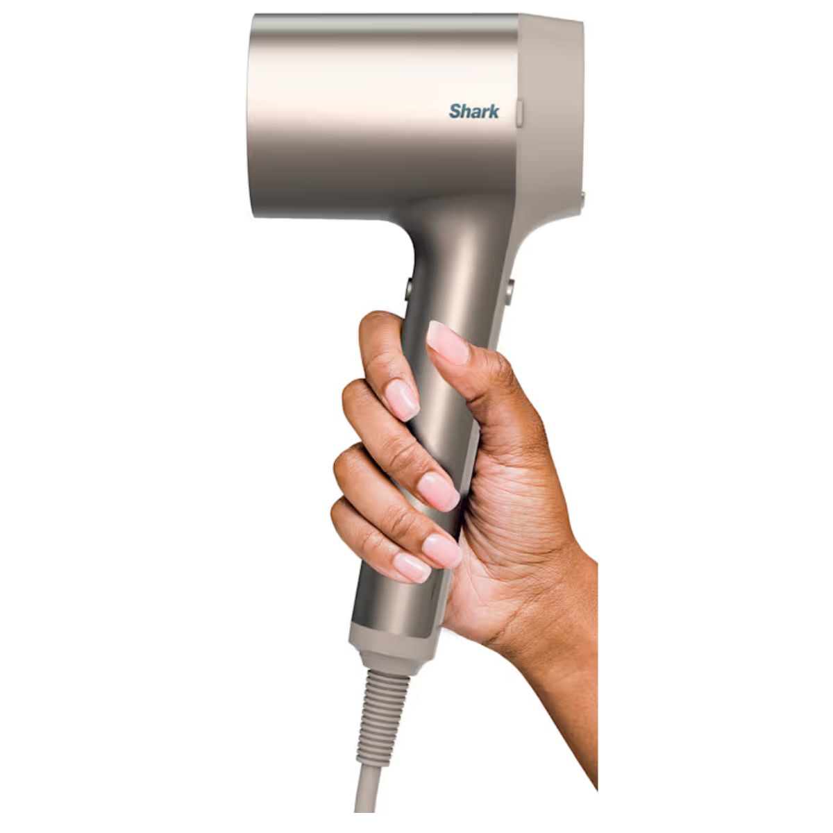 Secadora De cabello 2 en 1 C/Cepillo De Peinado Dorado Shark HD112​