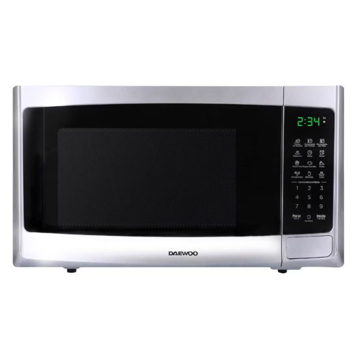 Horno De Microondas Convencional 20L Silver Daewoo DMDP07S2BG​