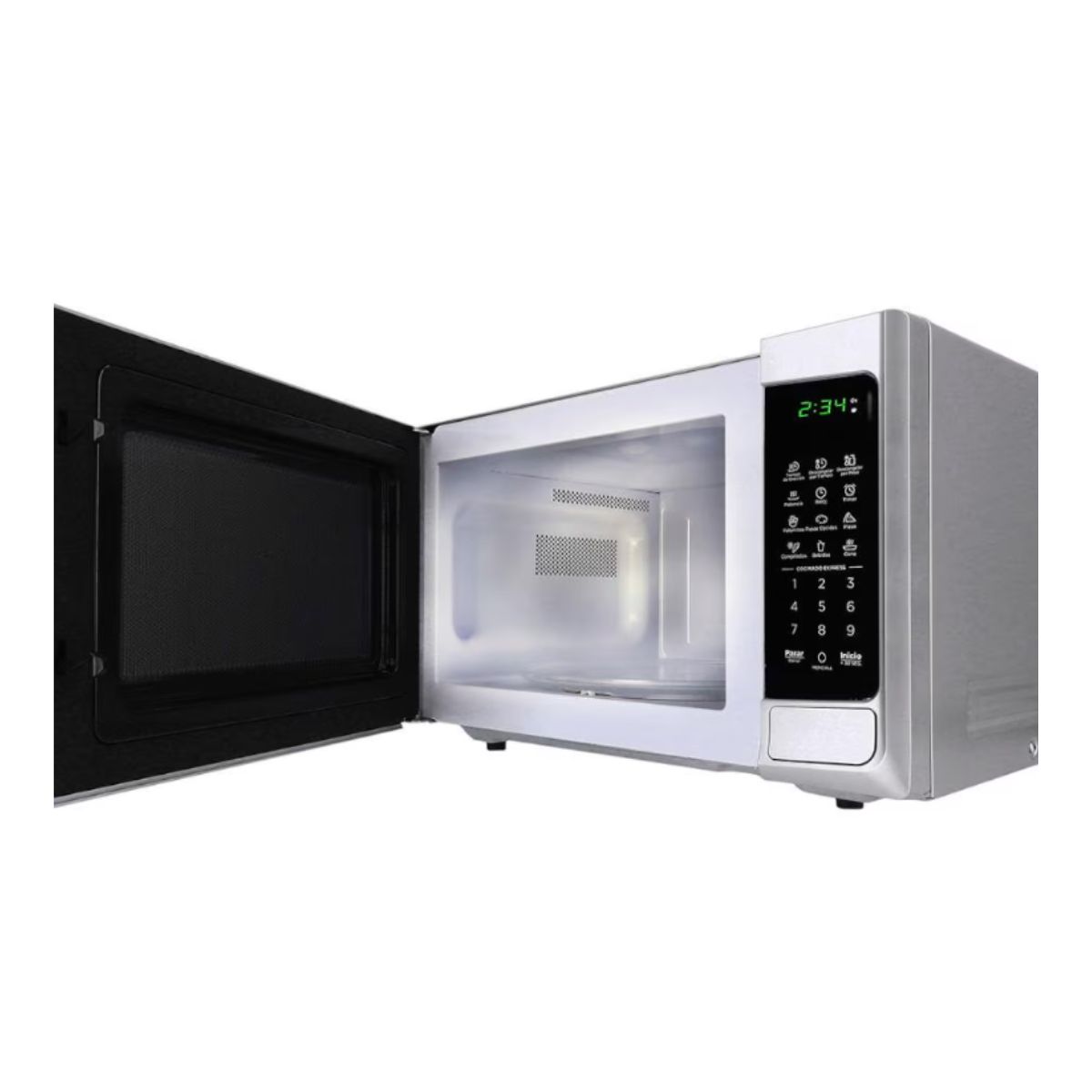 Horno De Microondas Convencional 20L Silver Daewoo DMDP07S2BG​