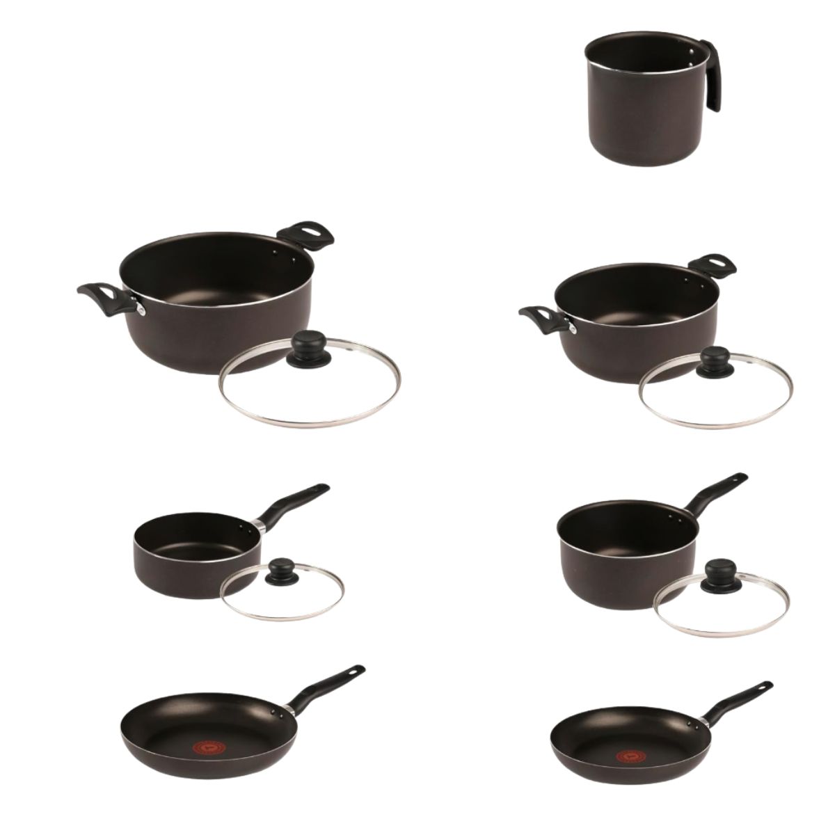 Batería Vital Antiadherente11 Pz Negra T-FAL  226100​