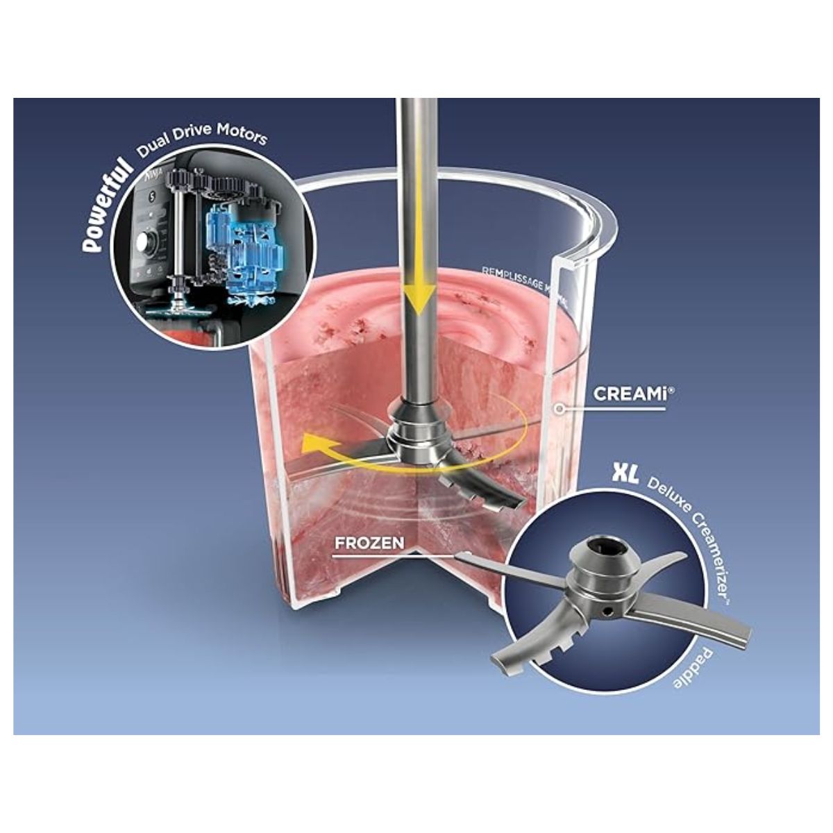 Máquina Para Hacer Helados Creami Deluxe Ninja CN501CO