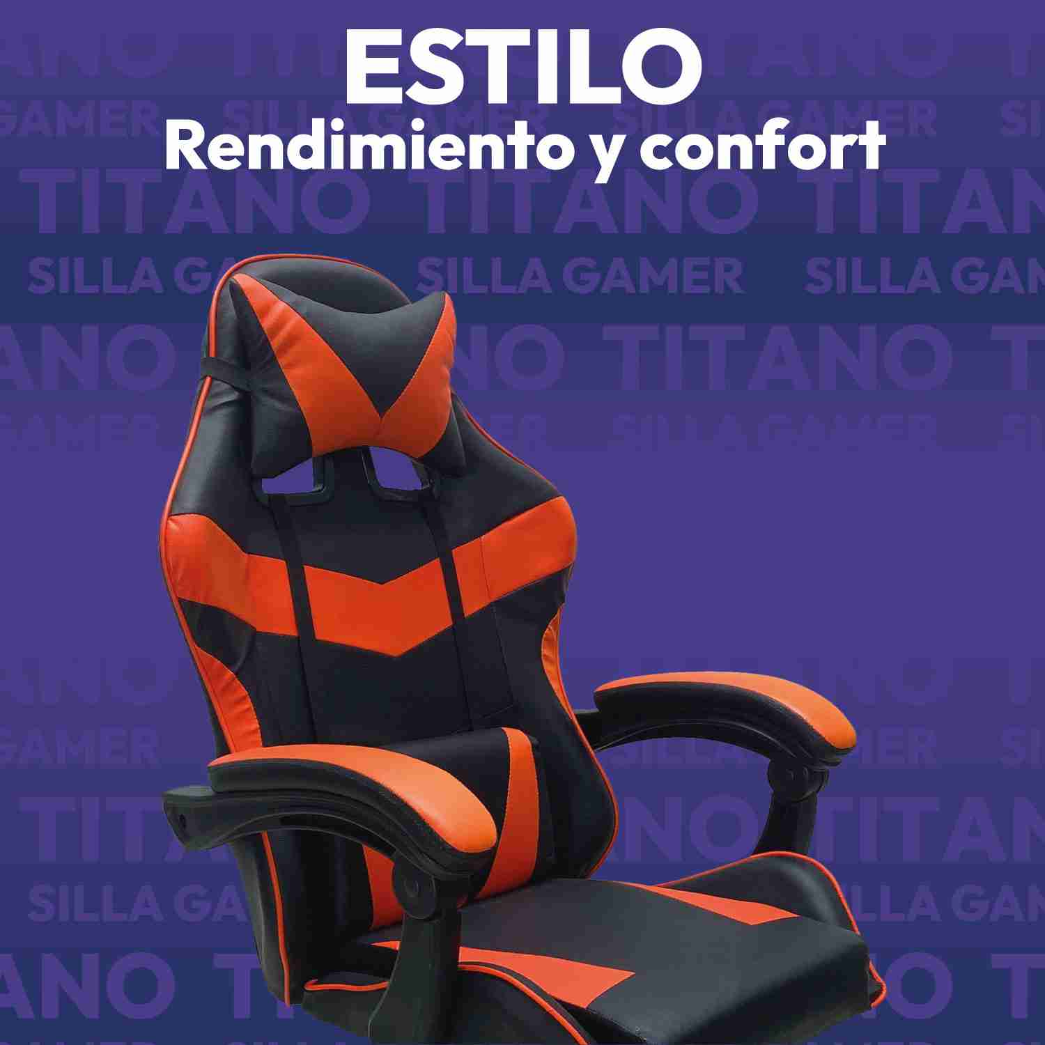 Silla de escritorio gamer ergonómica Reclinable MSI Comoda Homeoffice Rojo