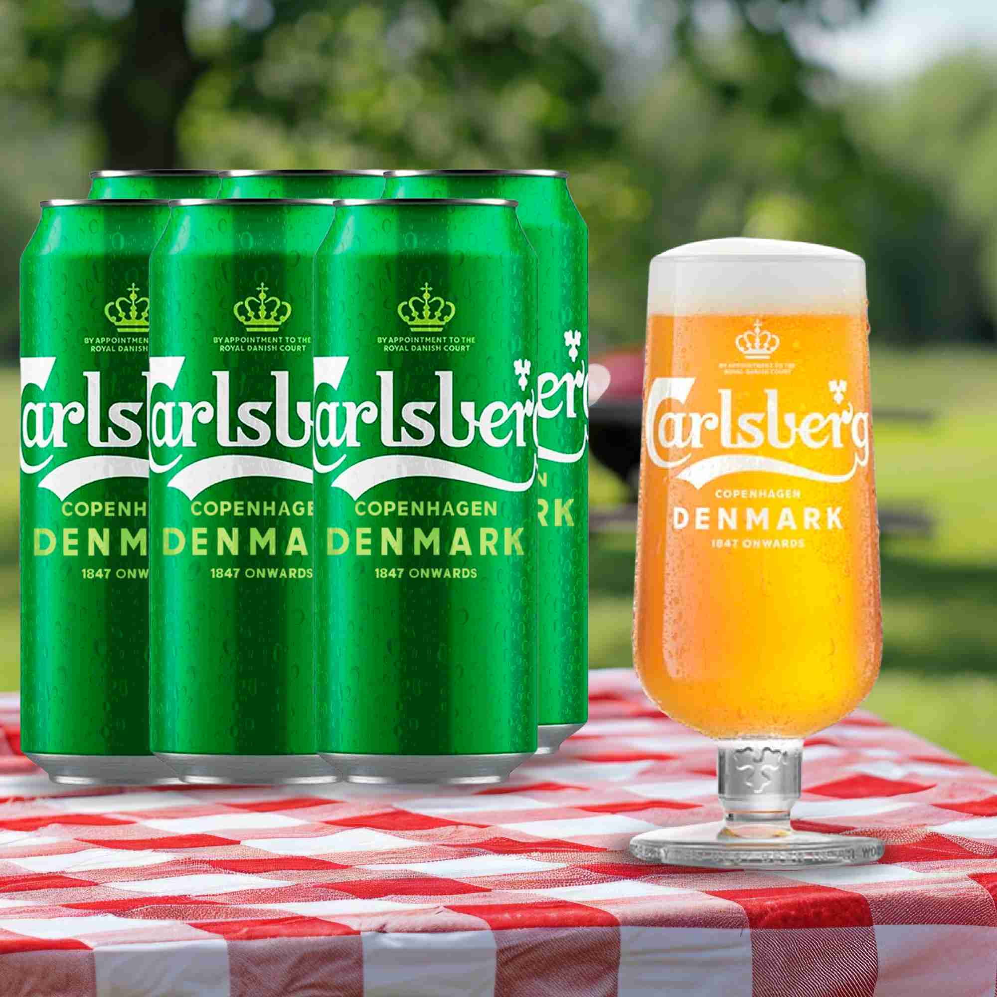Cerveza Carlsberg 12 Pack en Lata de 500 ml