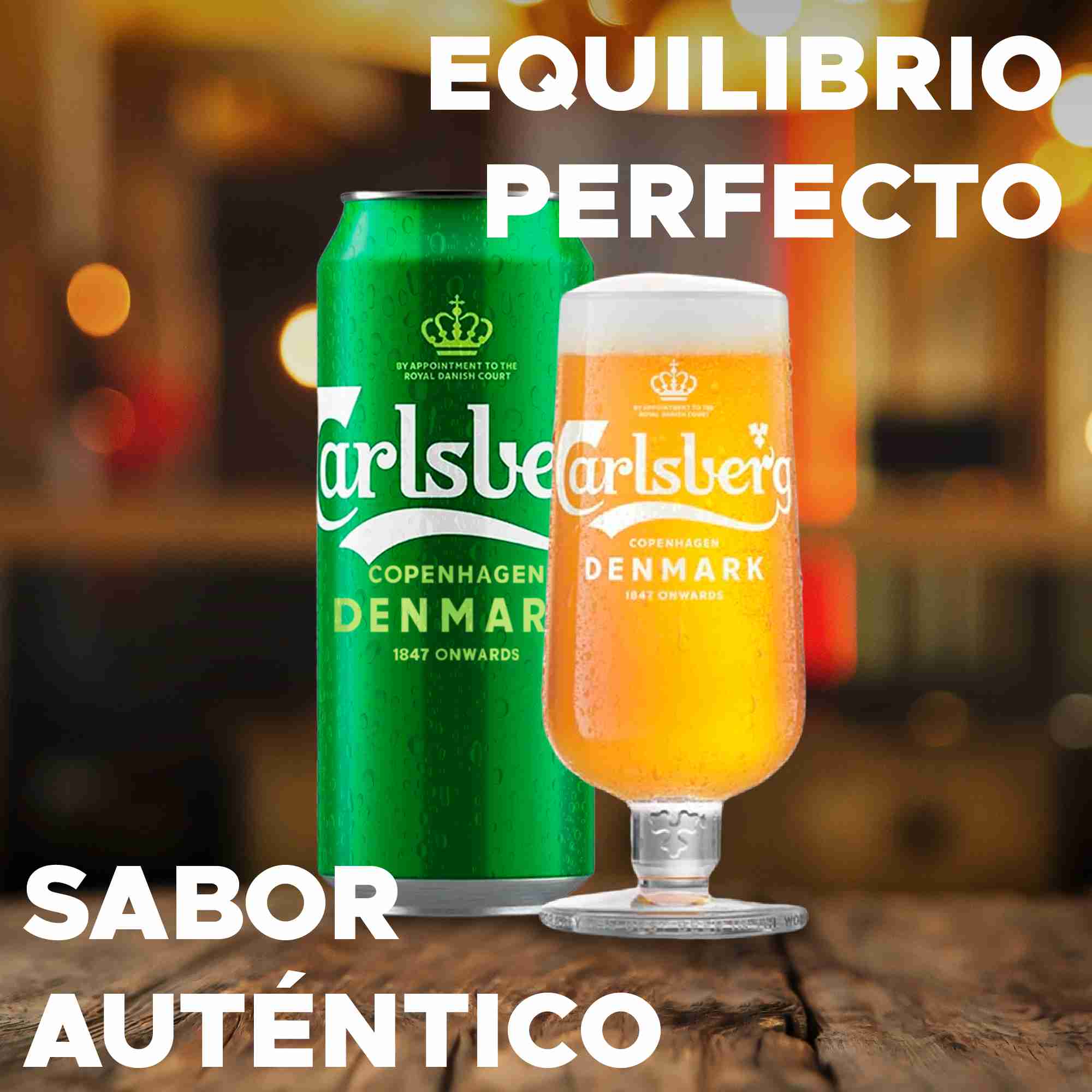 Cerveza Carlsberg 12 Pack en Lata de 500 ml