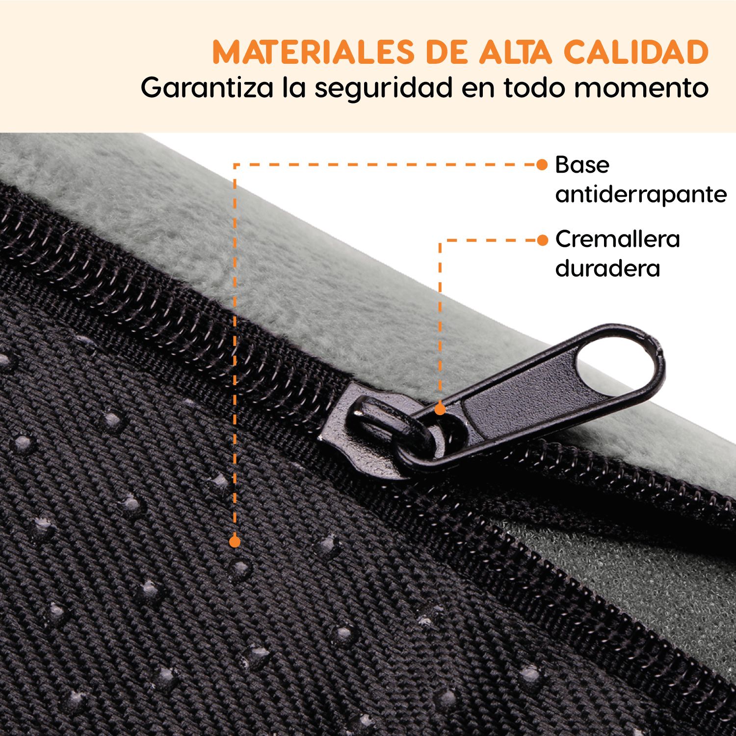 Escalera Afelpada 3 Pasos Para Perro Poli Pets Color Gris