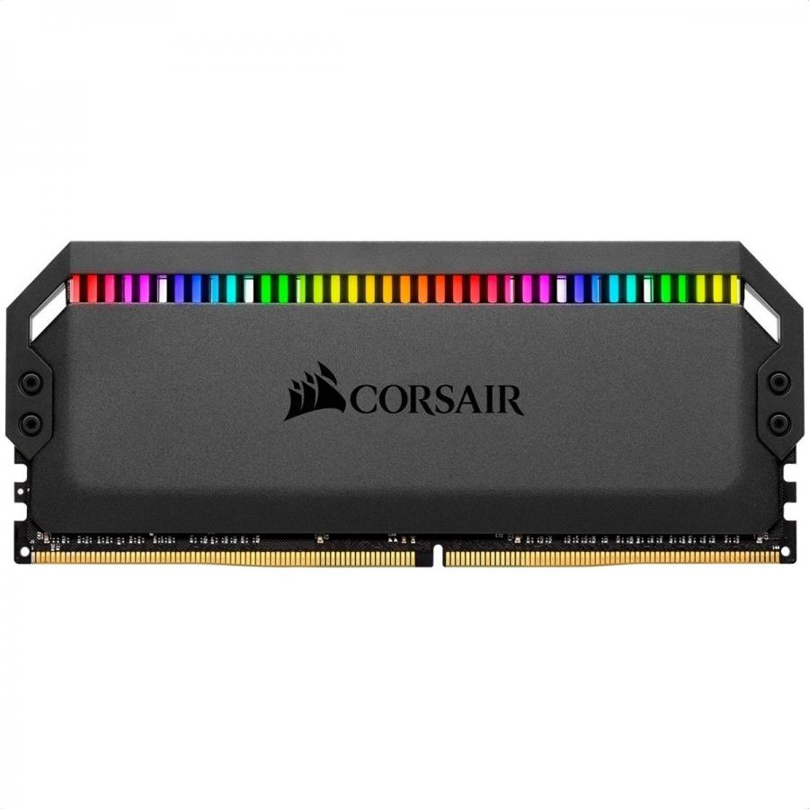 RAM CORSAIR DDR4 DOMINATOR PLATINUM 2X8 16GB 3200 NEGRO RGB CMT16GX4M2C3200C16