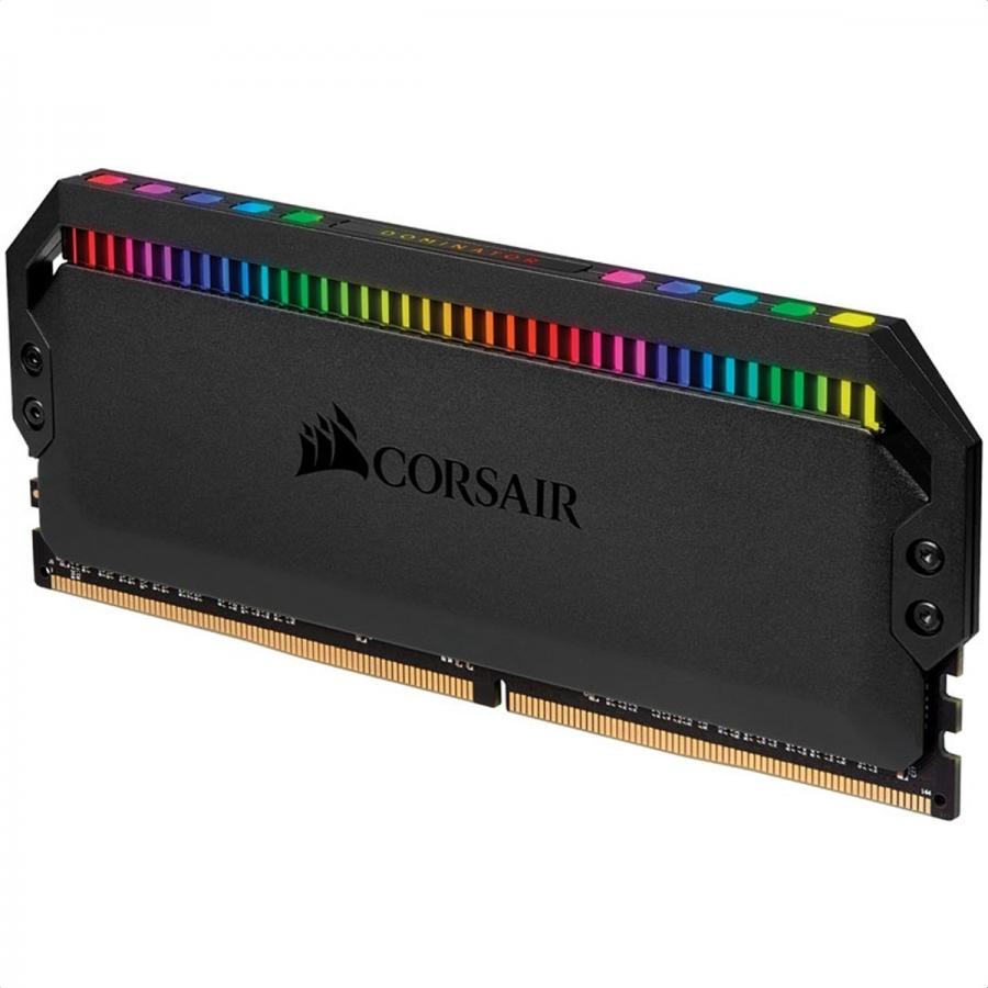 RAM CORSAIR DDR4 DOMINATOR PLATINUM 2X8 16GB 3200 NEGRO RGB CMT16GX4M2C3200C16
